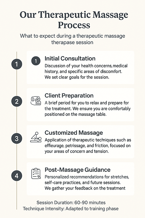 Therapeutic Massage Treatment Process