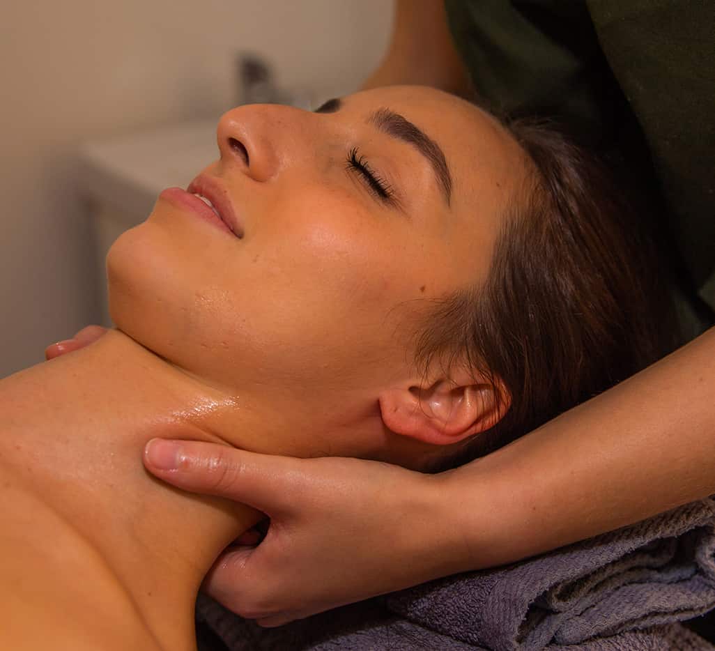 Deep Tissue Massage treating neck pain